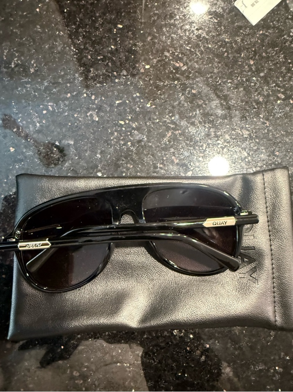 Chart Topper 54mm Aviator Sunglasses Color: Black/ Smoke Taupe - Picture 4 of 5